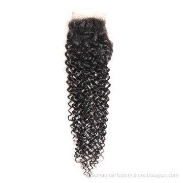 Jerry Curl Short Brazilian Hair Ear To Ear Raw Virgin Unprocessed 5X5 Lace Closure